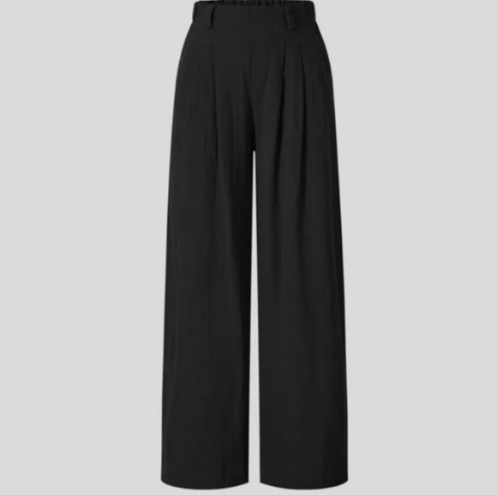 Halara Palazzo Casual Linen Feel Pants